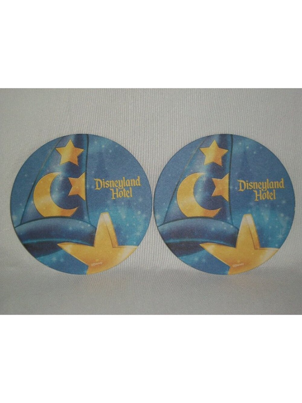 Disneyland Hotel Mickey Wizard Sorcerer Paper Coasters Set 2